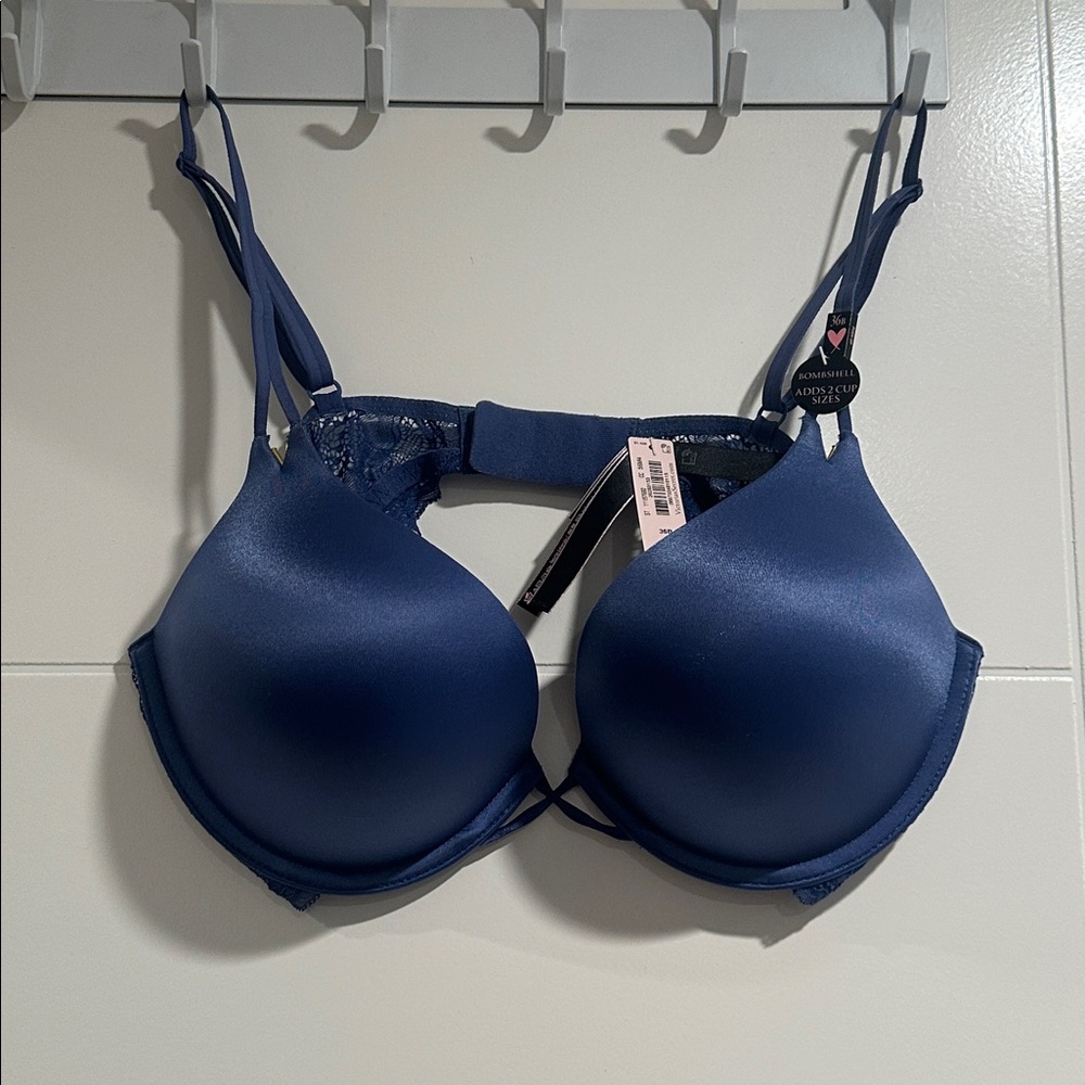 Victoria's Secret Blue Bombshell push up Bra